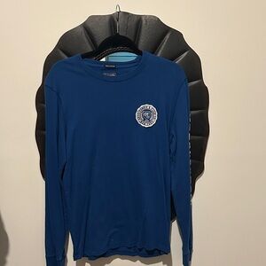 Abercrombie & Fitch Royal Blue Long Sleeve Logo Tee